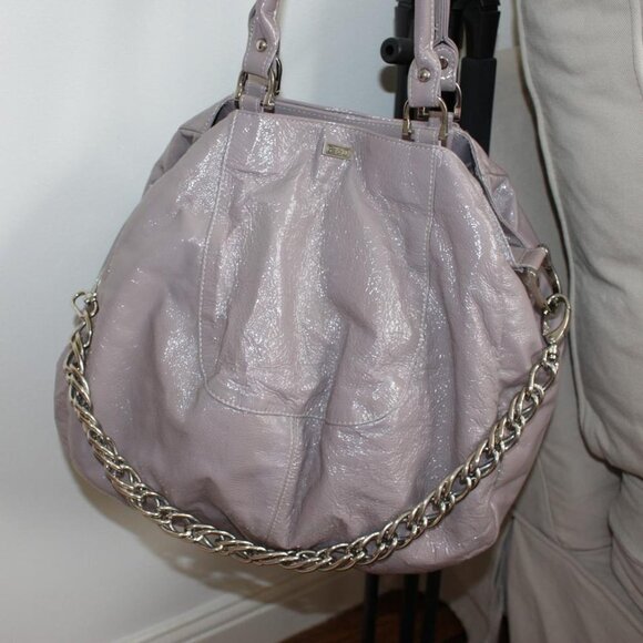 BE&D "Bowery" Hobo-Style Satchel in Lavender Grey - Excellent Condition - Picture 2 of 12